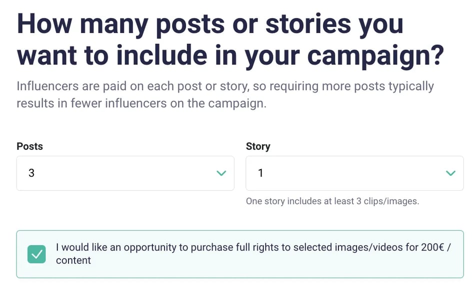 Repurposing influencer content in Boksi